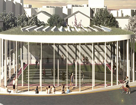 원당게이트볼장 전경